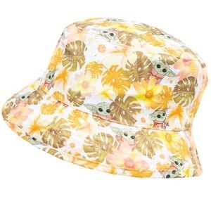 Star Wars Brand Yoda Toddler Boys Reversible Orange Bucket Style Swim Hat